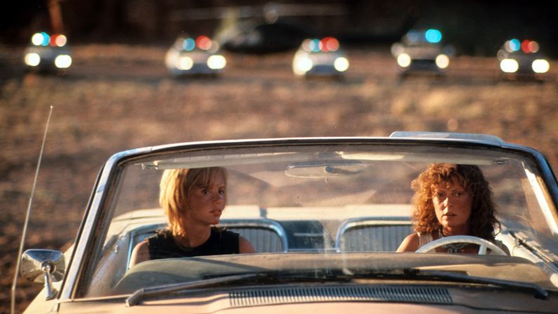 <strong>"Thelma and Louise": </strong>At its core, this a tale of female friendship, and the screen is dominated by the film's two lead females: Thelma (Geena Davis in a career-defining role) and Louise (Susan Sarandon, tough as nails and defiant from the get-go).