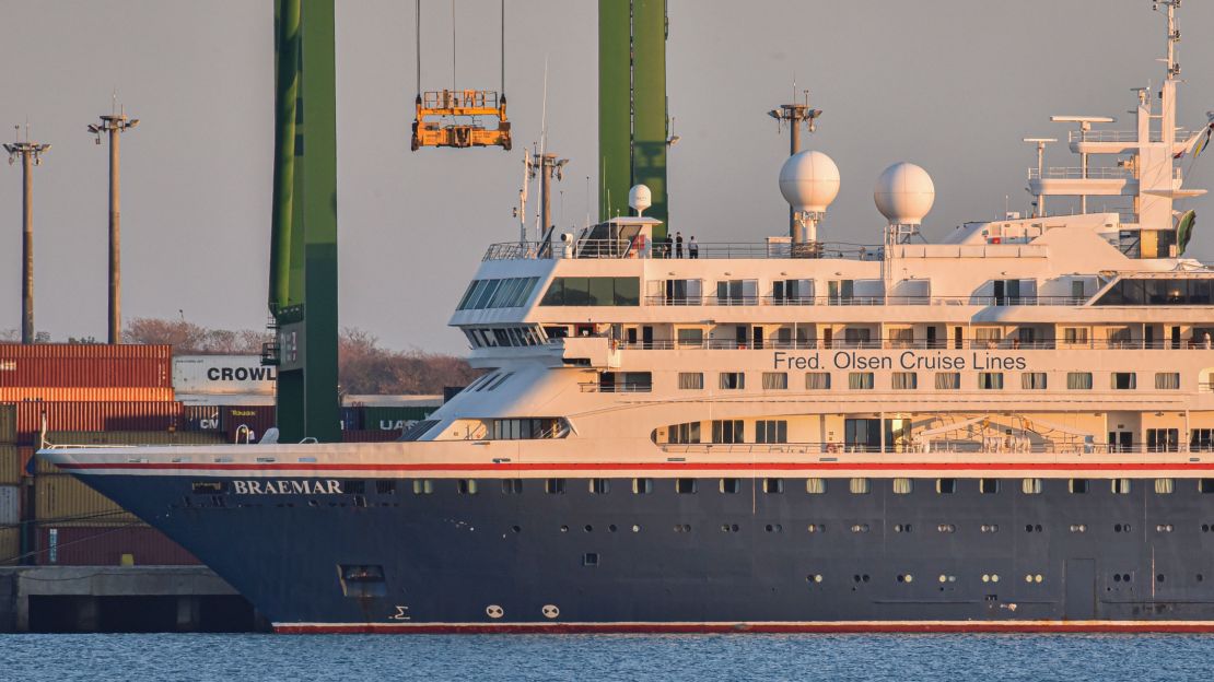 The British cruise ship MS Braemar was one of numerous cruise ships around the world that desparately searched for a port in March as pandemic lockdowns swept the world. The CDC is moving cautiously to avoid a second round of that.