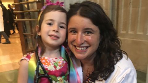 Sara Lederman, one of the founders of MN CovidSitters and the daughter of a healthcare worker.