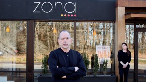Frank Zona made the difficult decision to temporarily close his three hair salons in the Boston area.