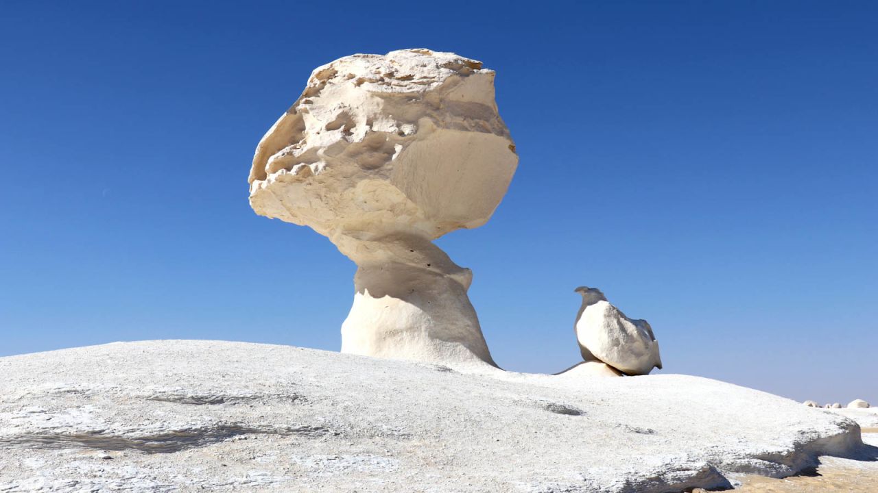 <strong>Intriguing sights:</strong> The desert plays host to some unusual formations.