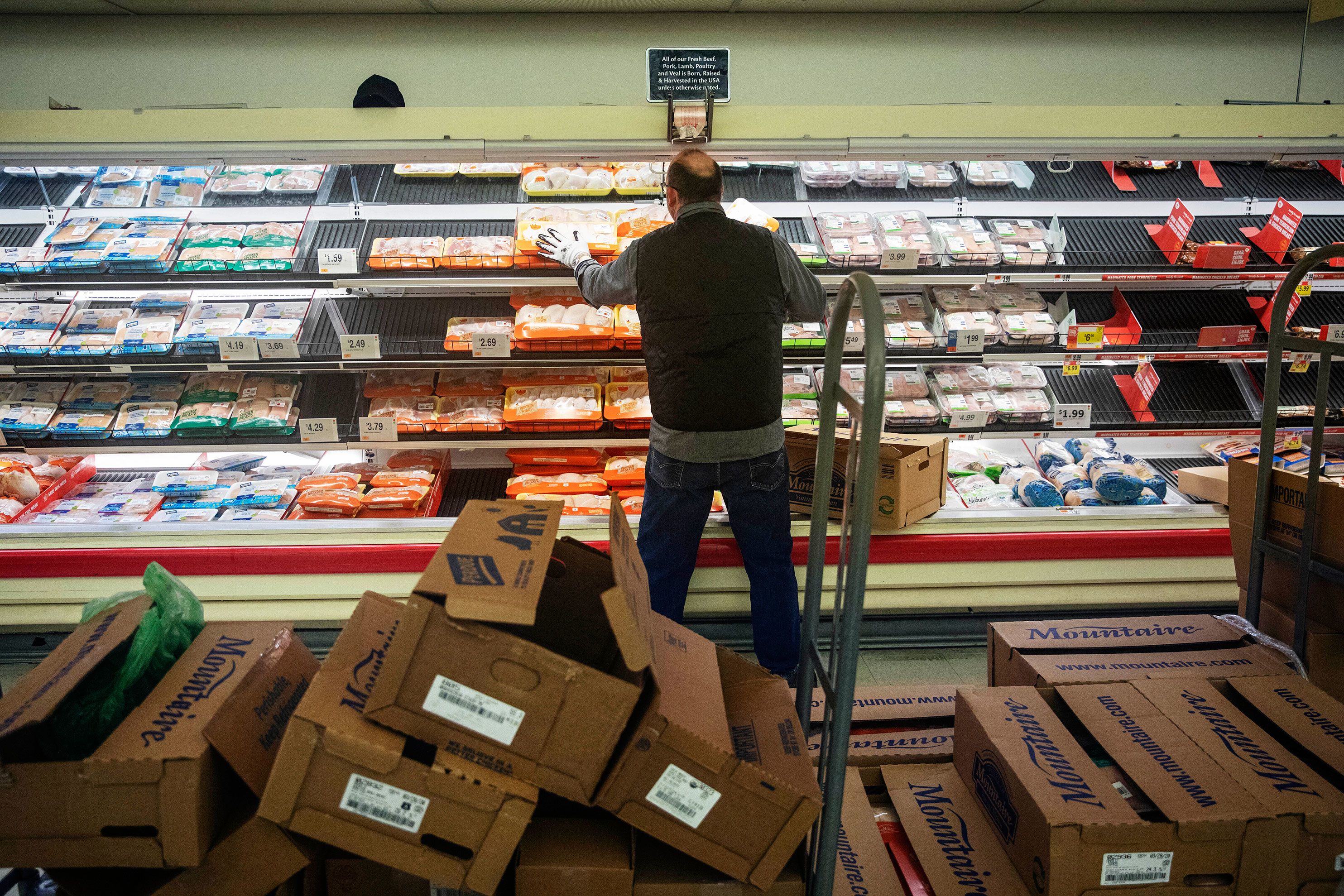 Panic buying: How grocery stores restock shelves in the age ...