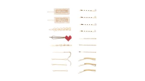 Noir Embellished Bobby Stack Mix — Pack of 19