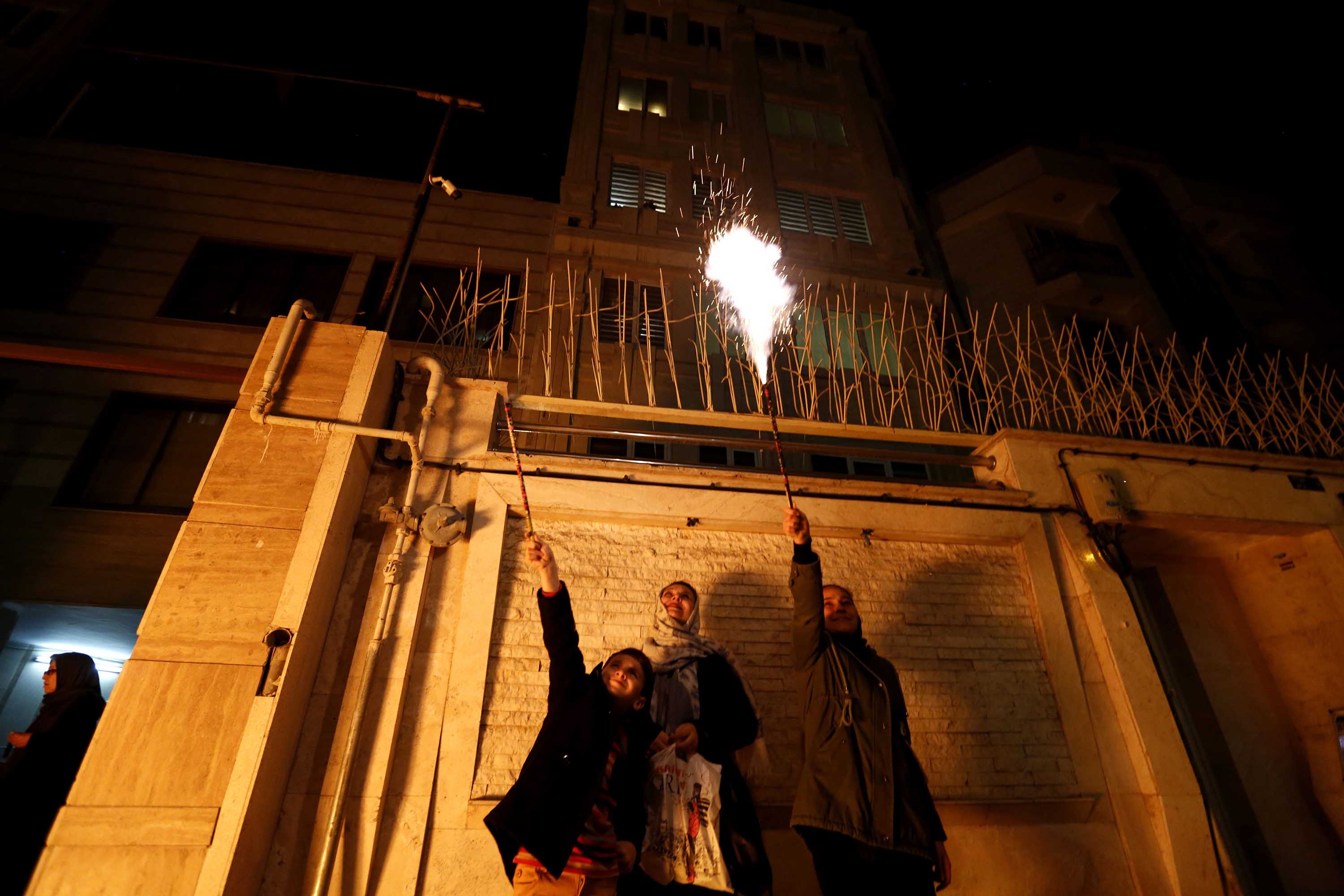 Greeting a New Year with Banging Firecrackers