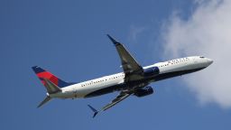 A Boeing 737-932ER operated by Delta Airlines takes off from JFK Airport on August 24, 2019 in the Queens borough of New York City.