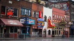 Nashville, Tenn. -  Bars and restaurants on Broadway closed their doors due to COVID-19 on Wednesday March 19, 2019.