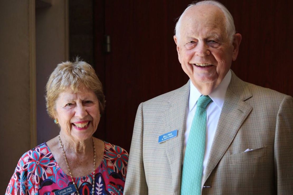 Cathie and Bill Pike, a Connecticut man who was given his last rites over the phone.