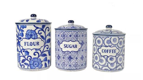 Drew Derose Ceramic Food Canister Set of 3