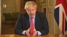 Screen grab of Prime Minister Boris Johnson addressing the nation from 10 Downing Street, London, as he placed the UK on lockdown as the Government seeks to stop the spread of coronavirus (COVID-19). (Photo by PA Video/PA Images via Getty Images)