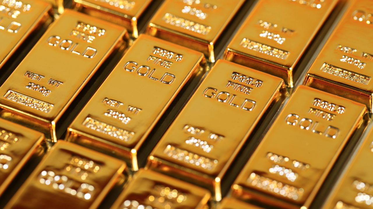 Gold bars - stock