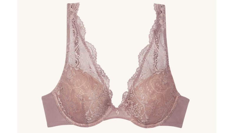 thirdlove longline lace plunge bra