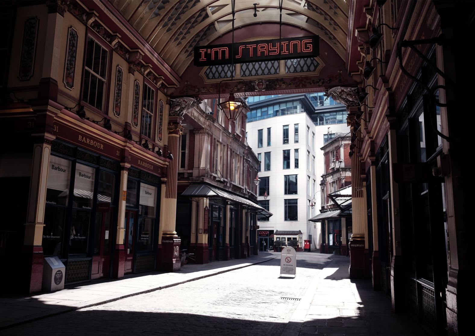 London's Leadenhall Market is seen in March, a day after Prime Minister Boris Johnson <a href="https://www.cnn.com/2020/03/23/uk/uk-coronavirus-lockdown-gbr-intl/index.html" target="_blank">issued a stay-at-home order</a> for the United Kingdom.