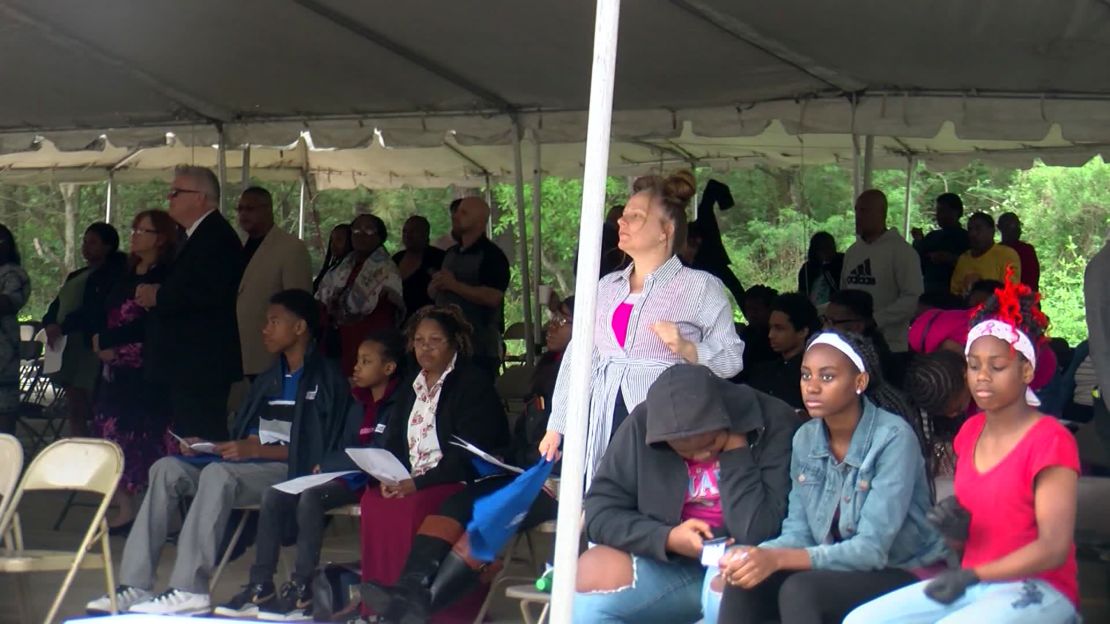 Worshippers at Life Tabernacle Church on Sunday, March 22.