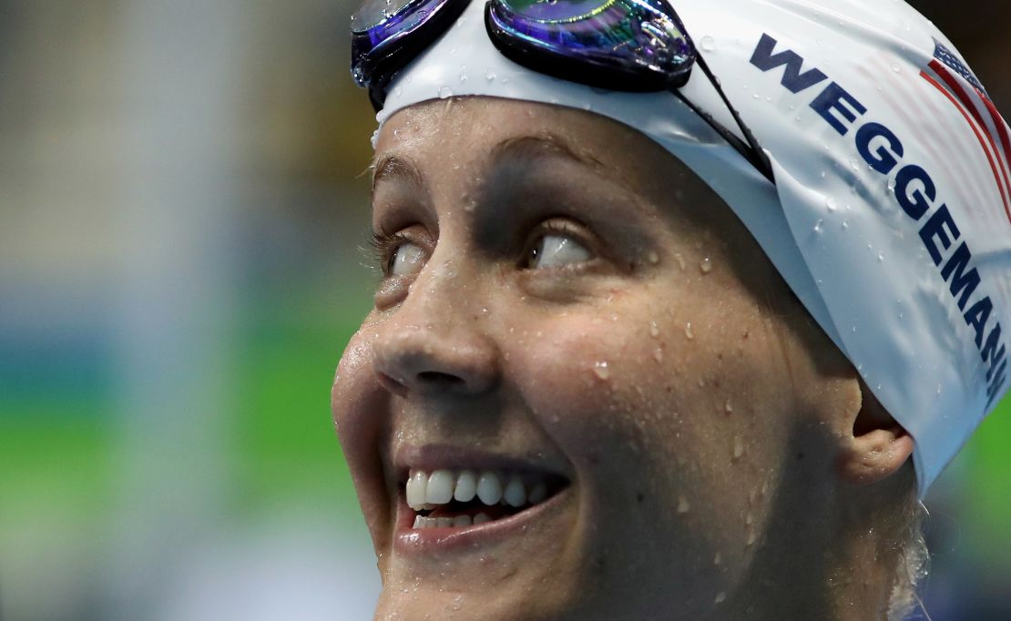Mallory Weggemann of USA smiles at the Rio 2016 Paralympic Games.