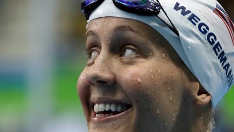 Mallory Weggemann of USA smiles at the Rio 2016 Paralympic Games.