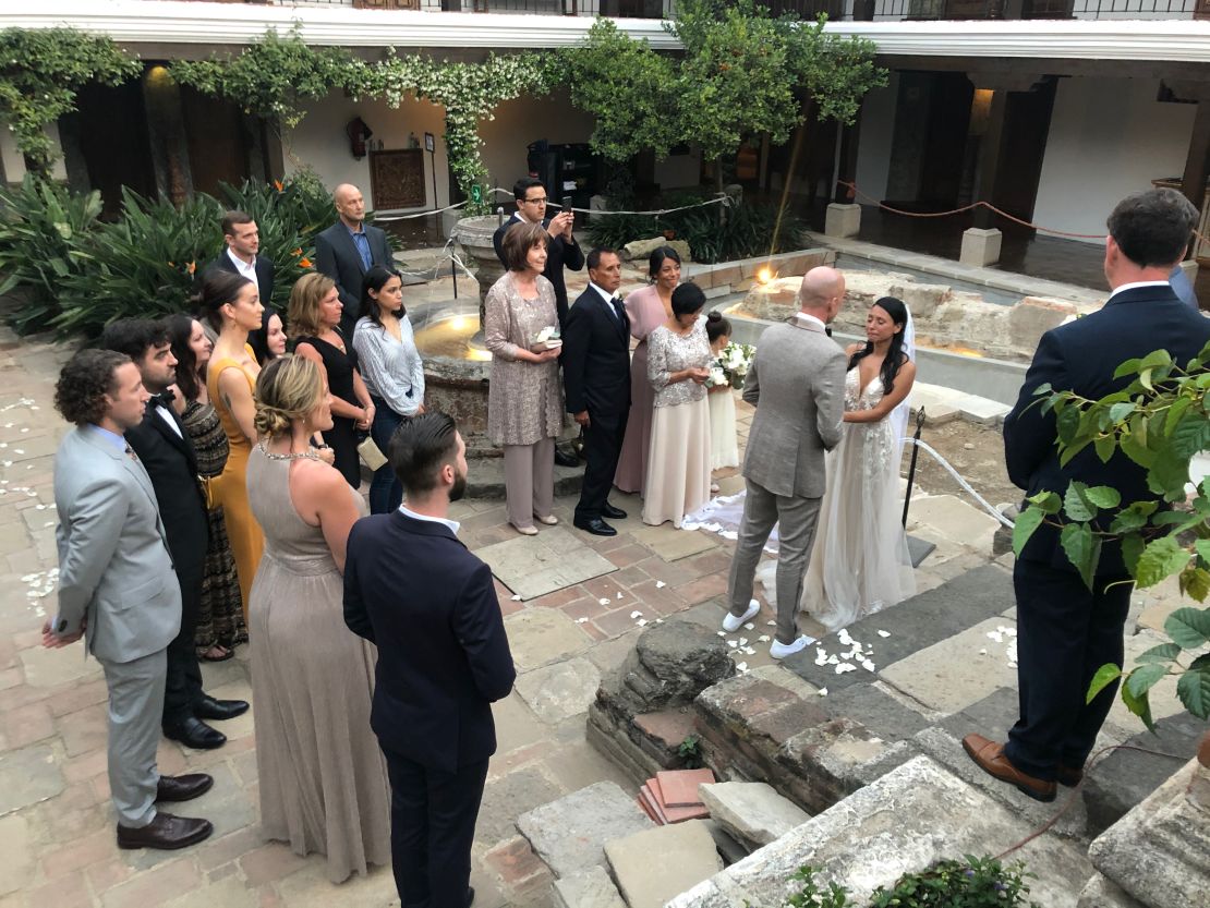 Trish Barillas and Charlie Sandlan chose to livestream their Guatemala wedding after the coronavirus outbreak escalated and guests traveling from the United States could no longer attend.