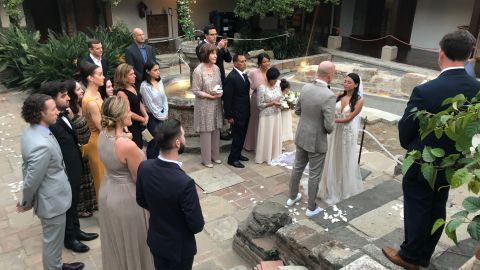 Trish Barillas and Charlie Sandlan chose to livestream their Guatemala wedding after the coronavirus outbreak escalated and guests traveling from the United States could no longer attend.