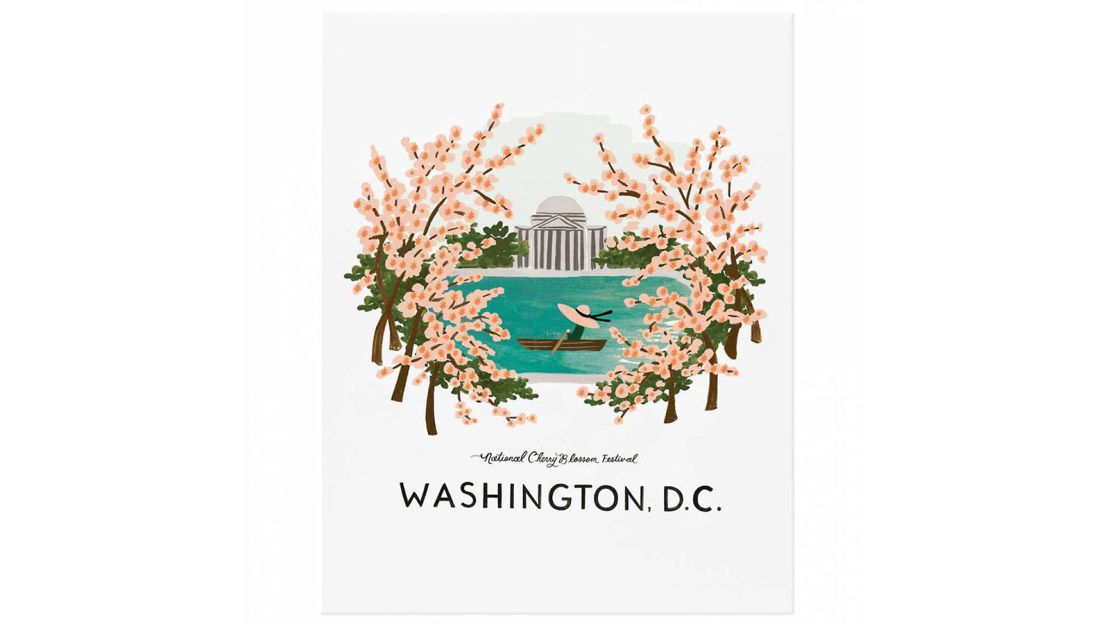 Rifle Paper Company Washington Cherry Blossom Print 