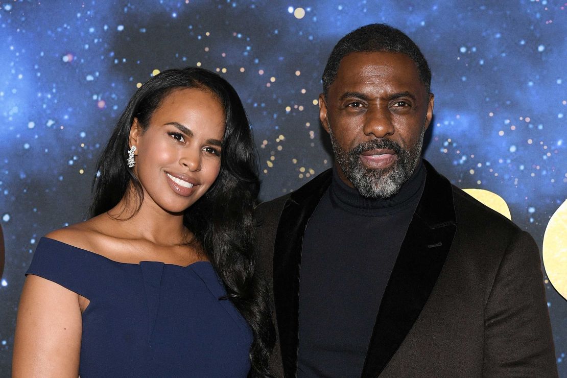 Sabrina Dhowre Elba (L) and Idris Elba  (Photo by Dia Dipasupil/Getty Images)