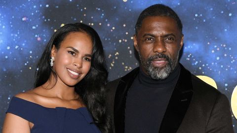 Sabrina Dhowre Elba (L) and Idris Elba  (Photo by Dia Dipasupil/Getty Images)
