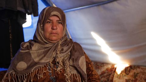 Fatima Um Ali's family has run away from danger throughout Syria's nine-year war, but with barely any water or hygiene items, they struggle to keep away the novel coronavirus.