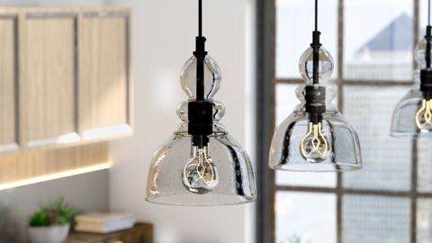 Ebern Designs Single Dome Pendant