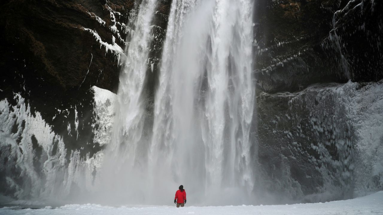 <strong>Skógar, Iceland:</strong> In southern Iceland, Skógafoss waterfall has a drop of 60 meters, making it one of the tallest in the country. 