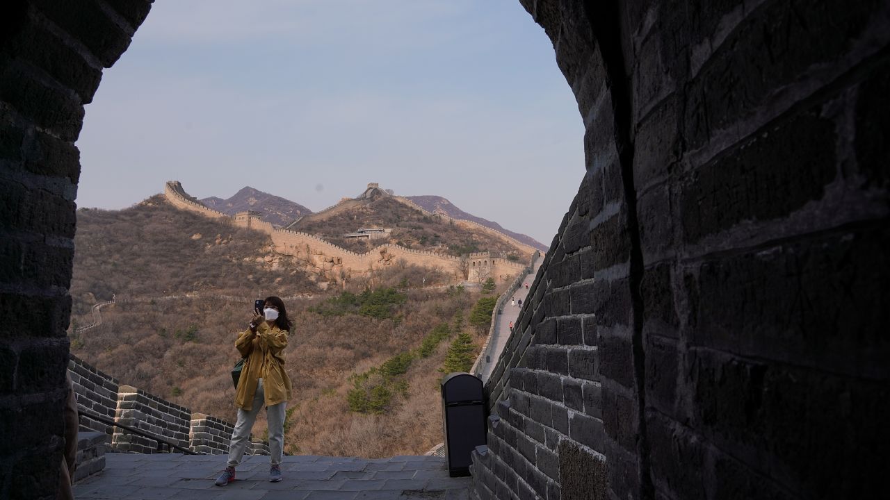 <strong>Badaling Great Wall, China: </strong>After being closed for two months due to the coronavirus outbreak, the Badaling section of the Great Wall reopened to visitors in late March. 