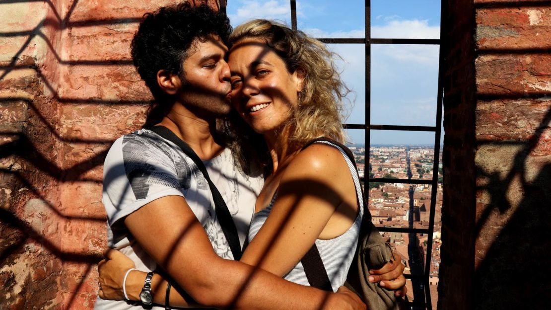 The couple is looking forward to getting married in Italy after the crisis. 