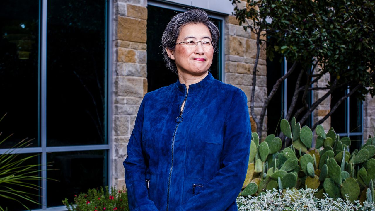 Lisa Su in Austin, TX. (Photo by Drew Anthony Smith for CNN)