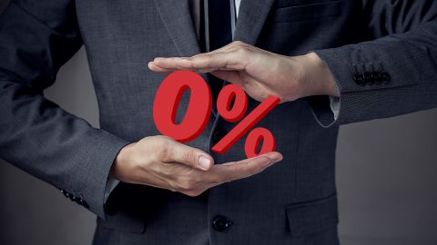 underscored zero percent interest rate 0 apr