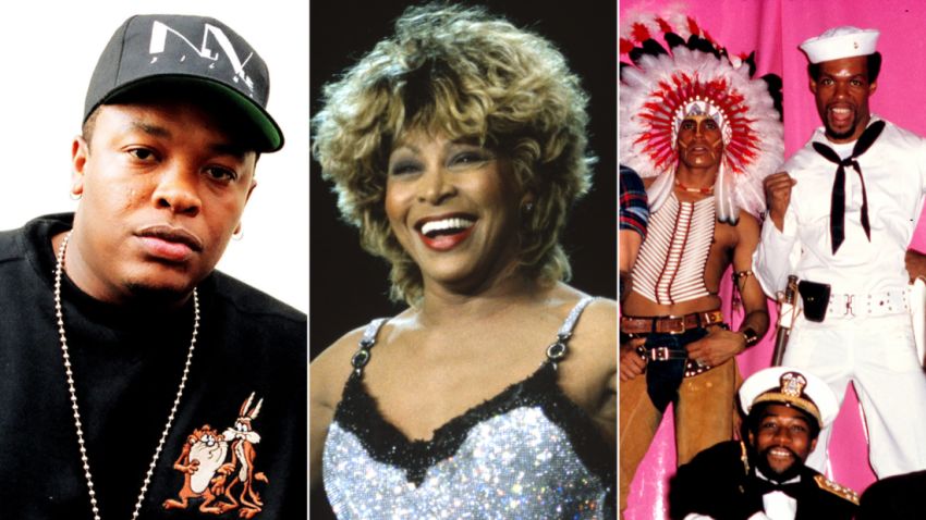 Dr. Dre, Tina Turner and the Village People