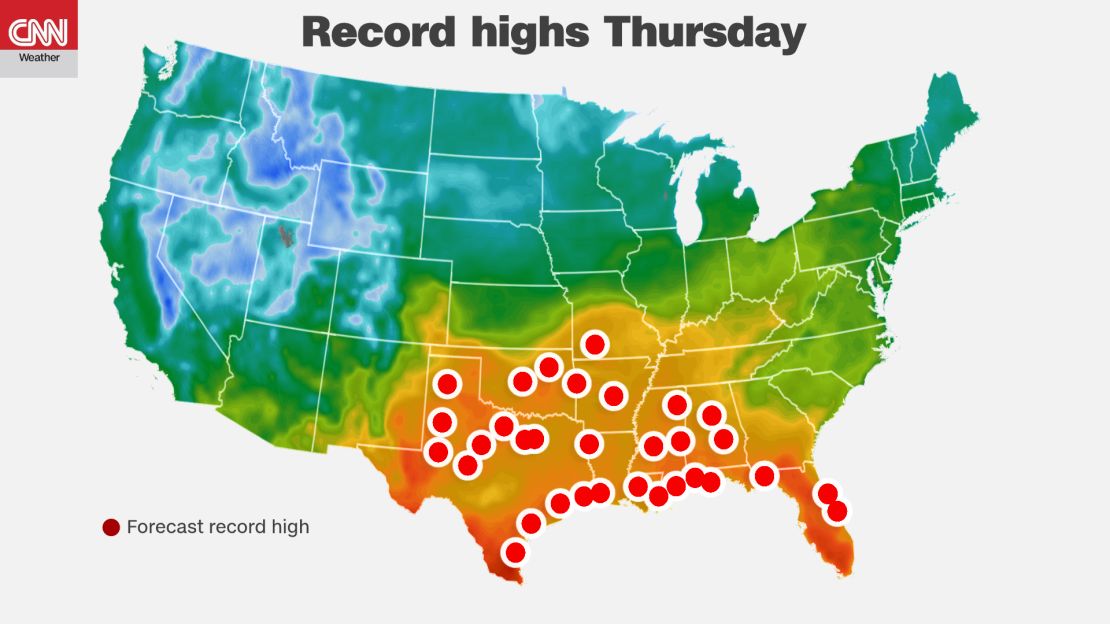 weather forecast record temperature thursday 20200326