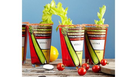 Alyson Thomas Bloody Mary Diagram Glassware