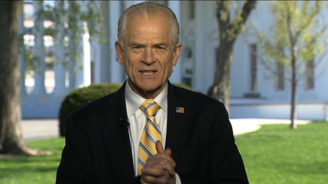 White House trade adviser Peter Navarro is now running the government's Defense Production Act