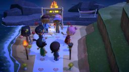 Sharmin Asha and Naz Ahmed gather for a virtual wedding in Nintendo's "Animal Crossing," surrounded by friends.