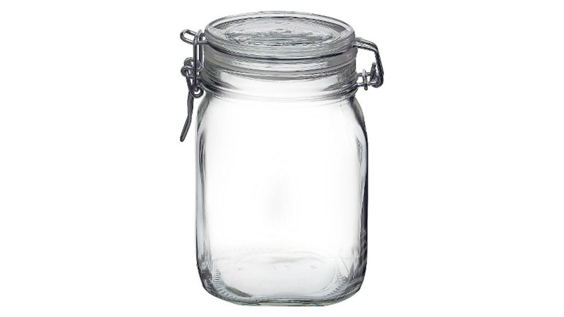 Fido 1-Liter Clamp Jar - Bormioli Rocco