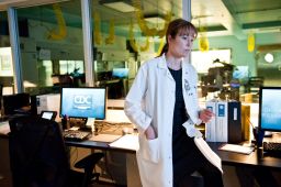 Fictional CDC research scientist Dr. Ally Hextall leads testing of a MEV-1 vaccine. 