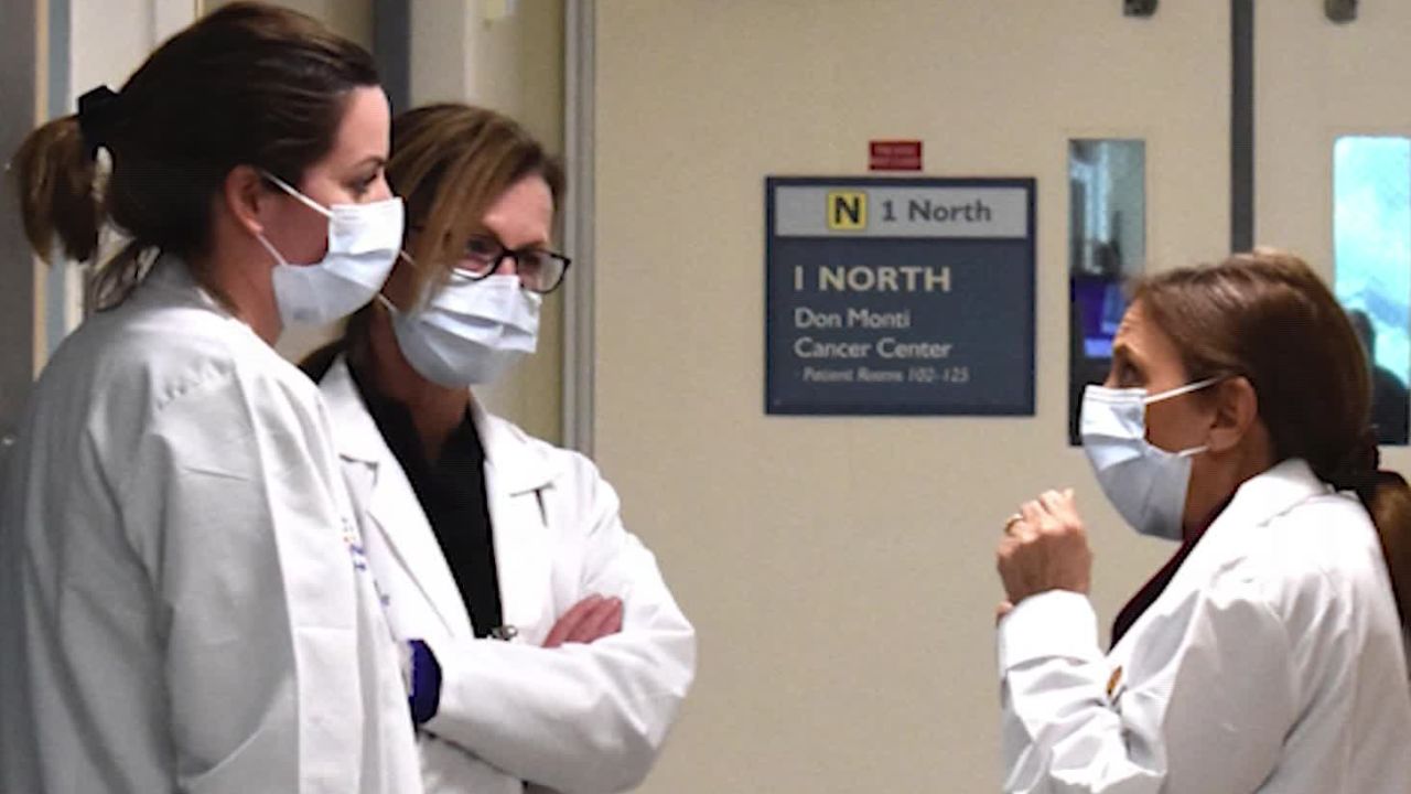 Health care professionals in New York City, where hospitals' resources are straining under the weight of the virus.
