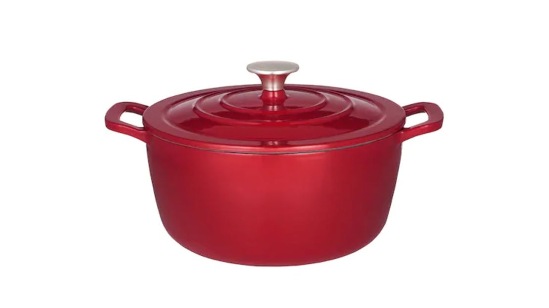 Food Network 3.5-Quart Enameled Cast-Iron Dutch Oven 