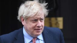 Prime Minister Boris Johnson leaves 10 Downing Street in London on March 25, 2020.