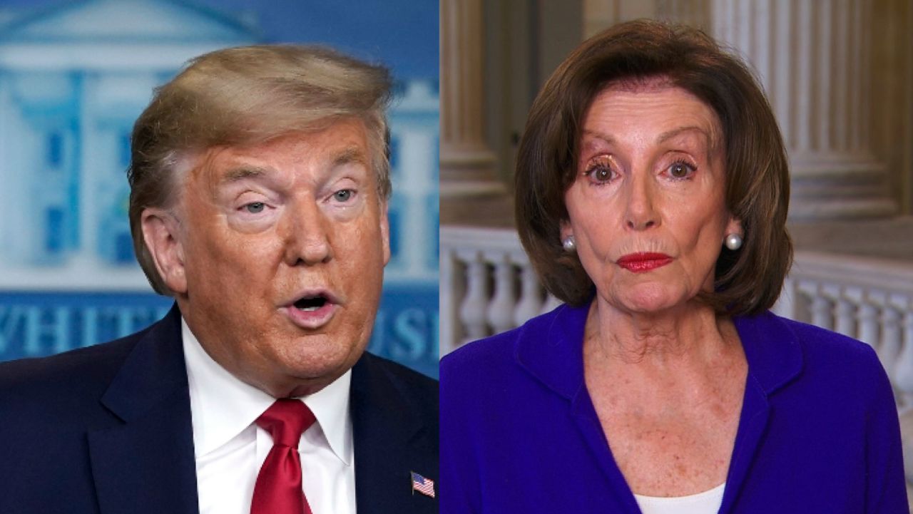 trump pelosi split