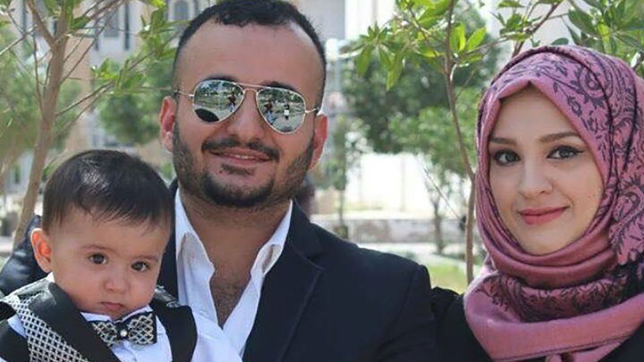 Hussein Al-Sudani, left, and wife Zahraa Al-Turaihi.