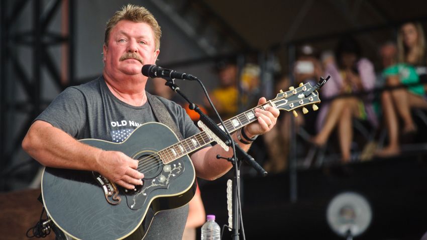 TWIN LAKES, WI - JULY 23:  Joe Diffie performs on Day 3 of Country Thunder Milwaukee on July 23, 2016 in Twin Lakes, Wisconsin.  (Photo by Timothy Hiatt/Getty Images for Country Thunder)