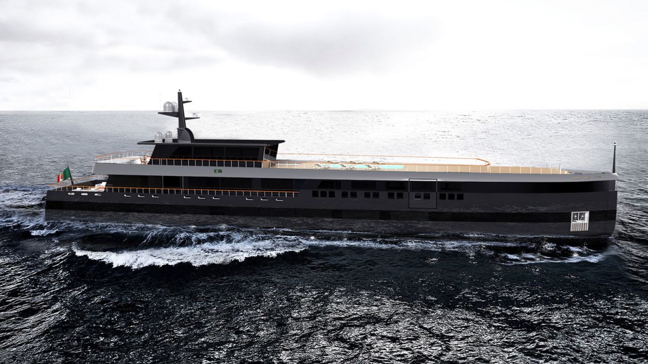 The HIDE superyacht was created as an entry for a design contest.