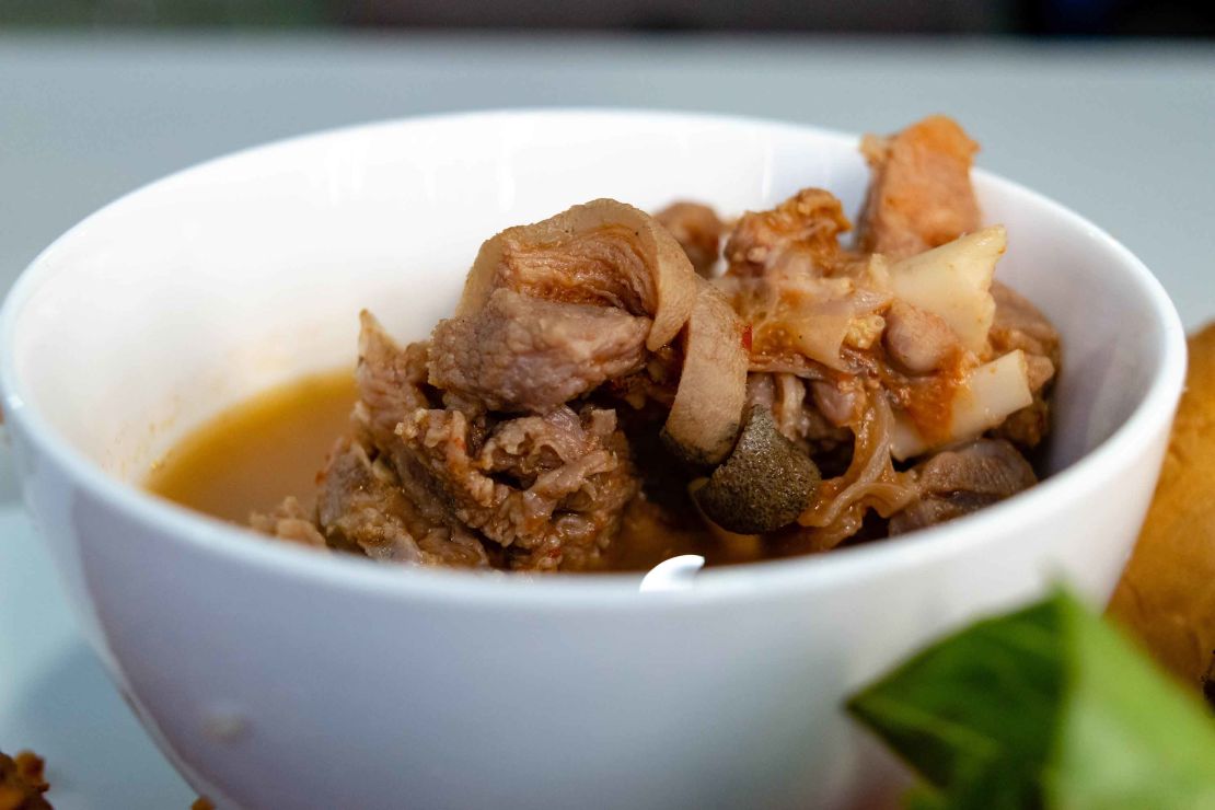 Chef Kwame Onwuachi's comfort food of choice: Nigerian pepper soup.