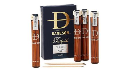 Scotch-Infused Toothpicks Gift Set 