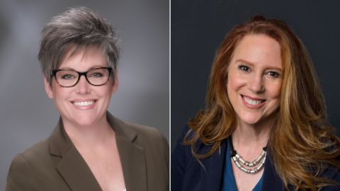 Katie Hobbs and Kim Wyman