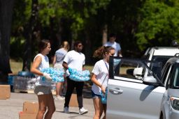 Second Harvest Food Bank of Central Florida distributed 700 boxes of food Saturday but had to turn away more than 100 cars.