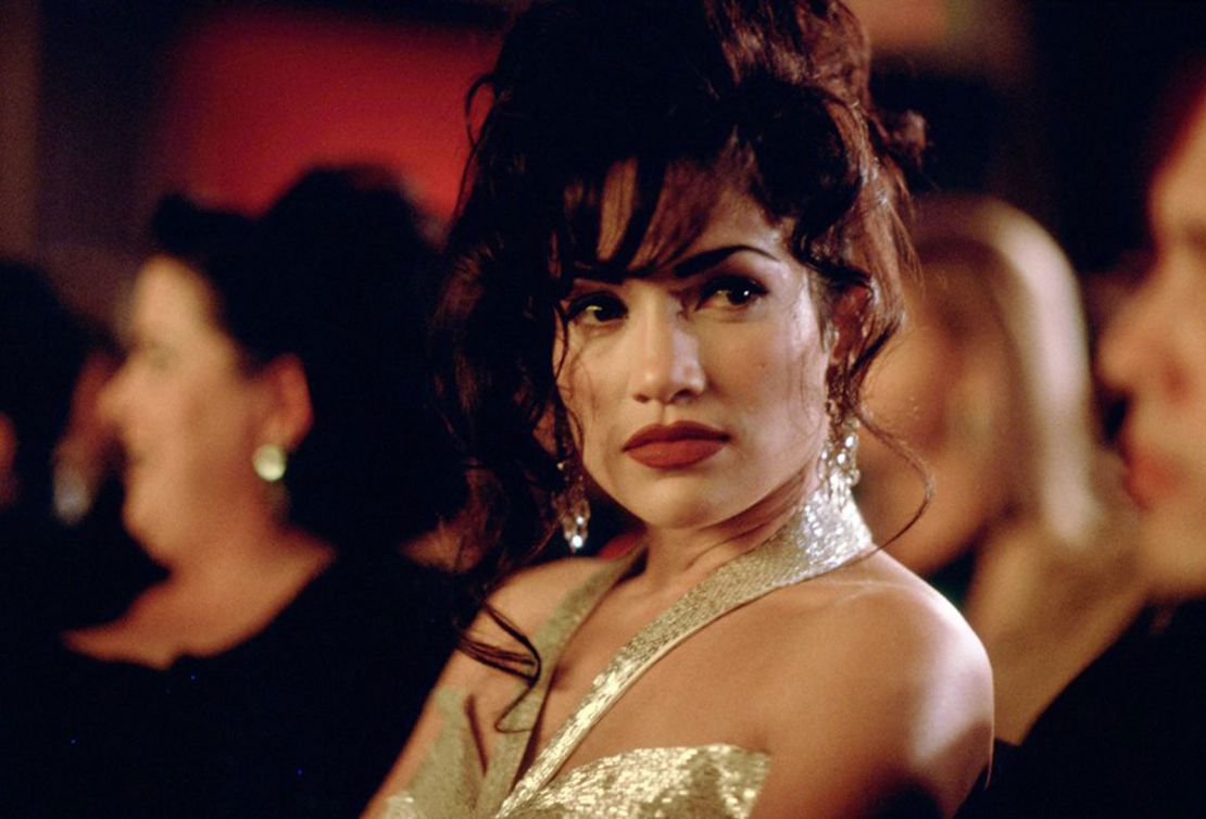 Jennifer Lopez as Selena in 1997 film.